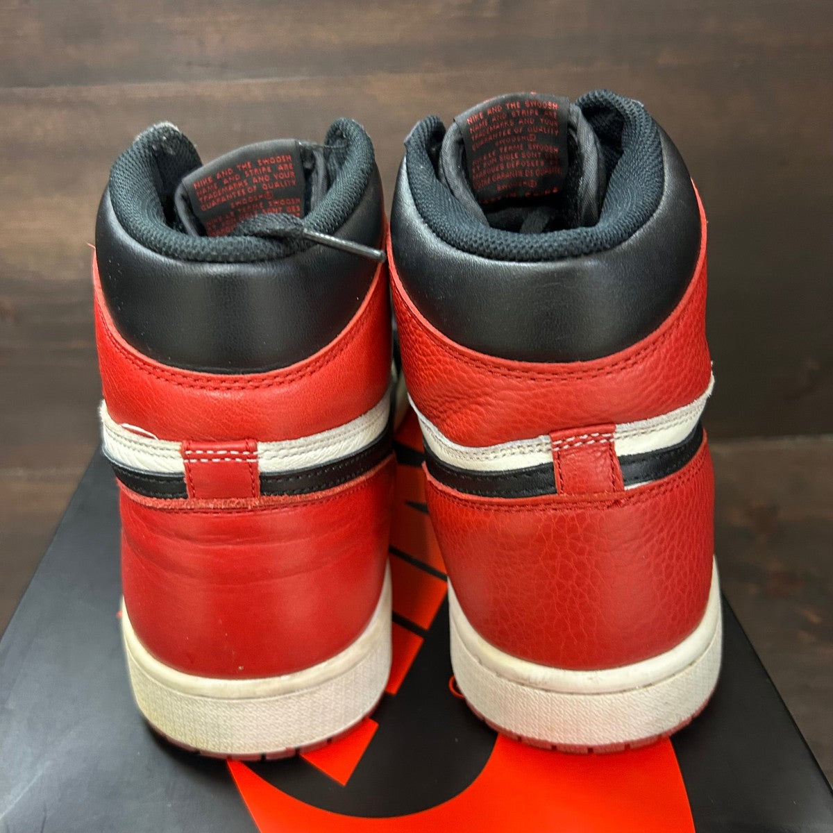 Jordan 1 Retro High Bred Toe Size 13 (Pre-Owned) - Image 5