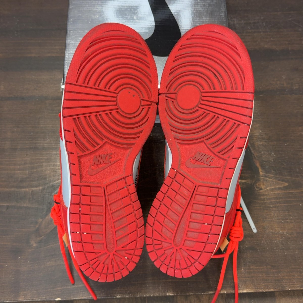 Nike Dunk Low Off-White University Red - Image 8