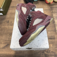 Burgundy Jordan 5 Retro (2023) (USED)