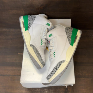Jordan 3 Retro Lucky Green (Women's) Size 7W (Pre-Owned)