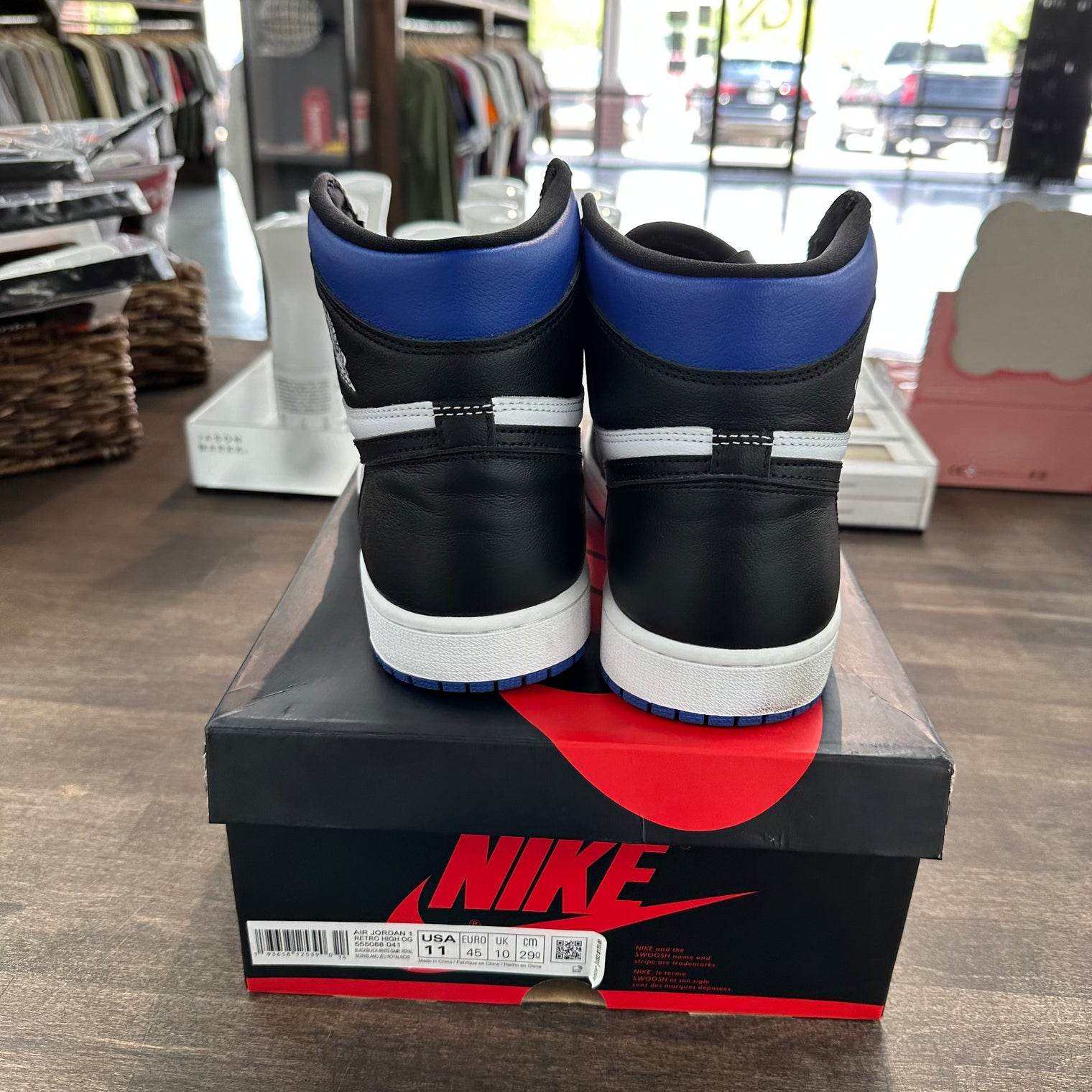 Royal Toe Jordan 1 High (USED)