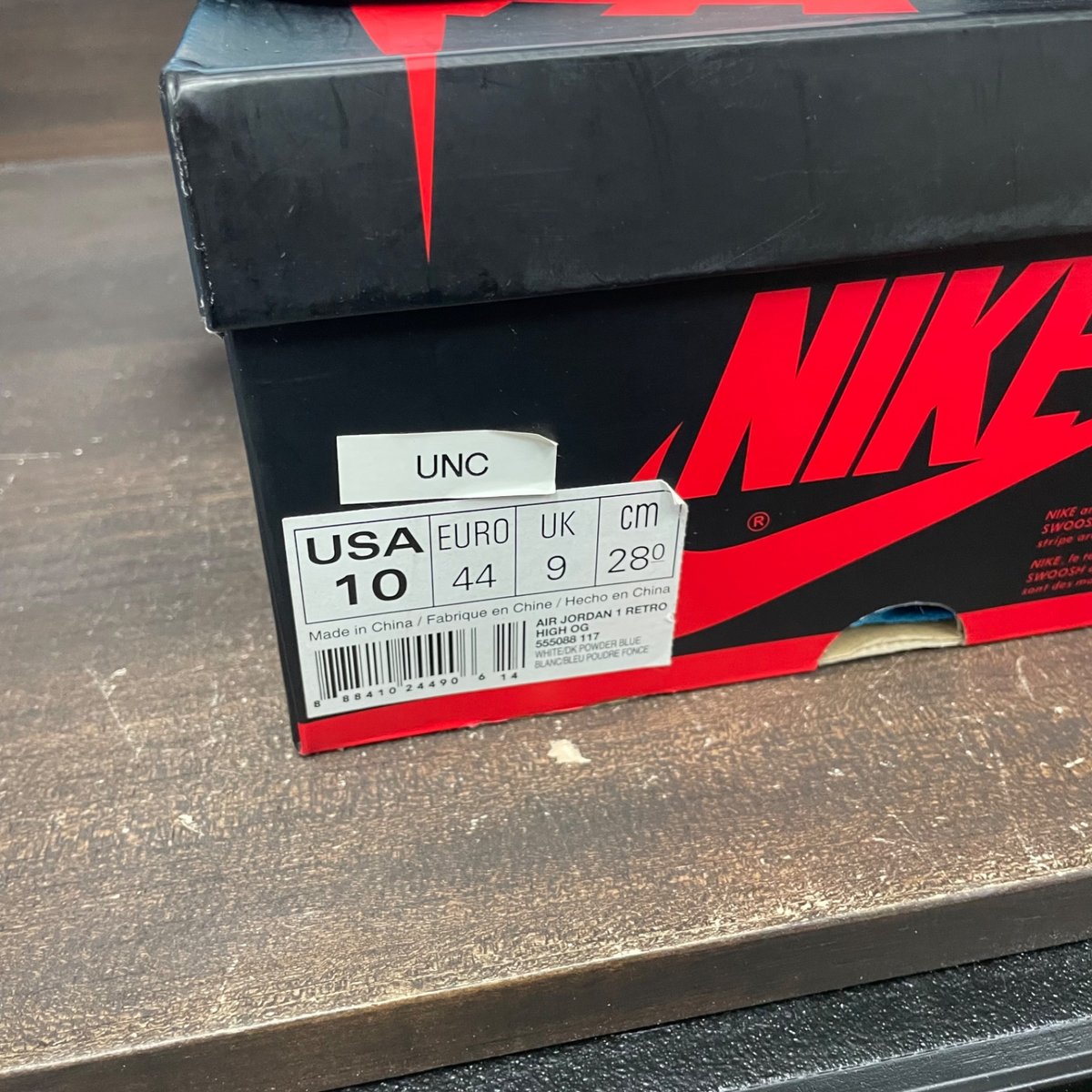 Jordan 1 Retro High OG UNC Size 10 (Pre-Owned) - aux