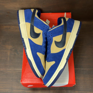 Nike Dunk Low LX Blue Suede (Women's) Size 13.5W - Image 2