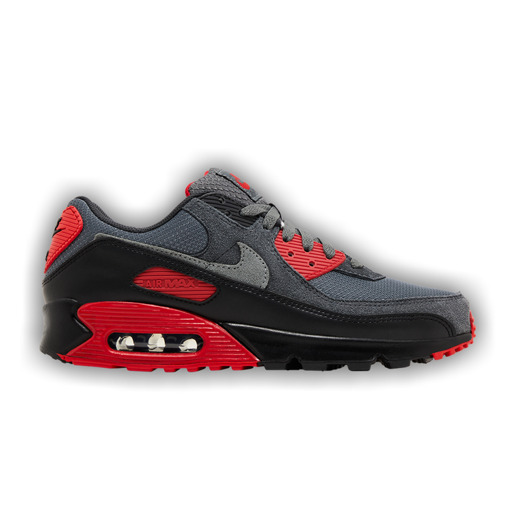 Nike Air Max 90 'Iron Grey Fire Red'