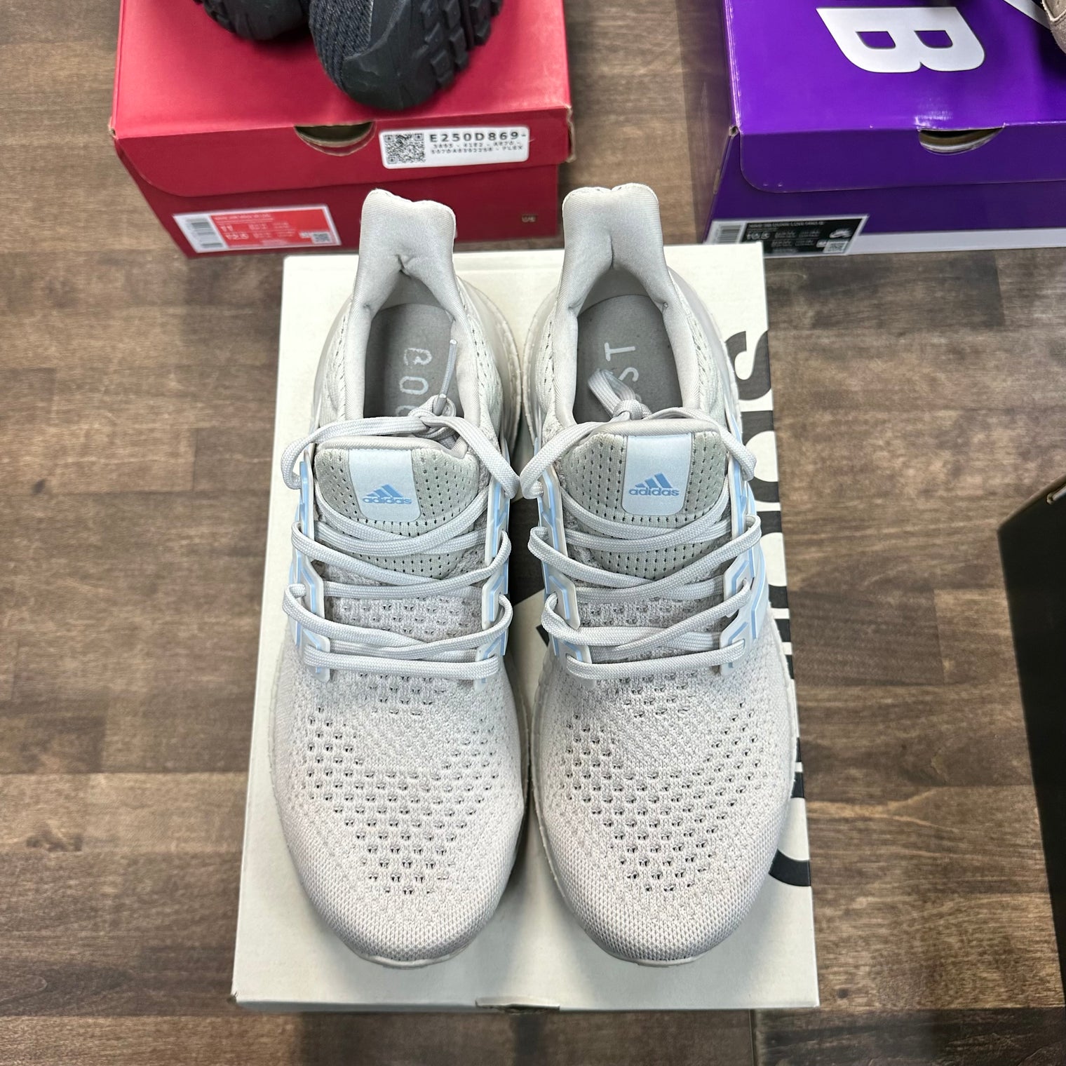 Grey One Cloud White Glow Blue adidas Ultra Boost 1.0 (USED)