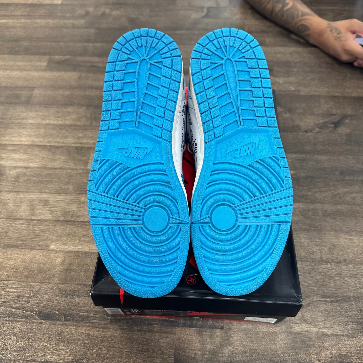UNC Off-White Jordan 1 High (USED)