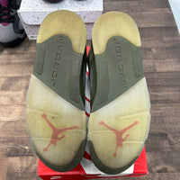 Olive Jordan 5 Retro (USED, Replacement Box)