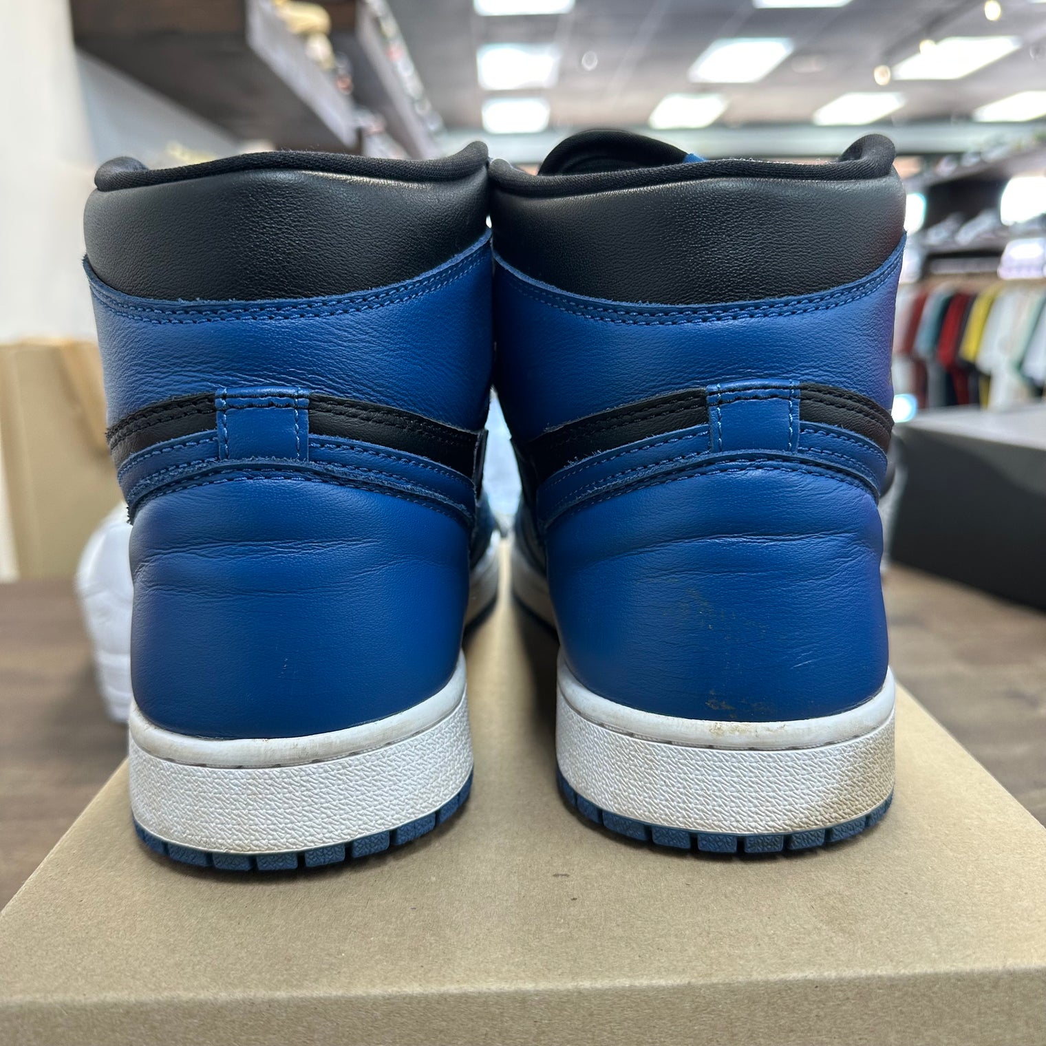 Jordan 1 Retro High OG Dark Marina Blue (US 10.5) (USED, No Box)