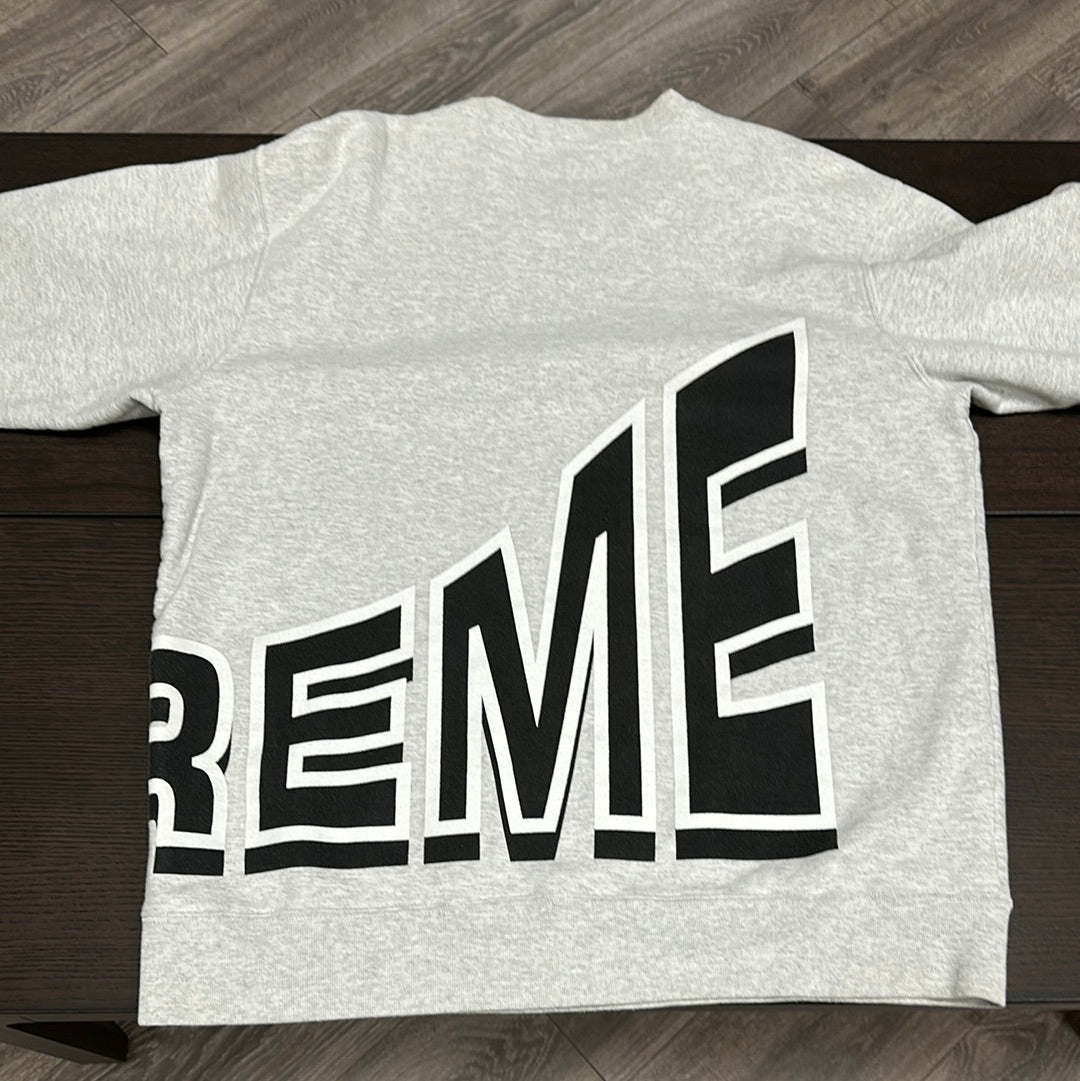 Supreme Side Arc Crewneck Ash Grey (Used)