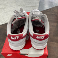Vast Grey Varsity Red Nike Dunk Low (USED)
