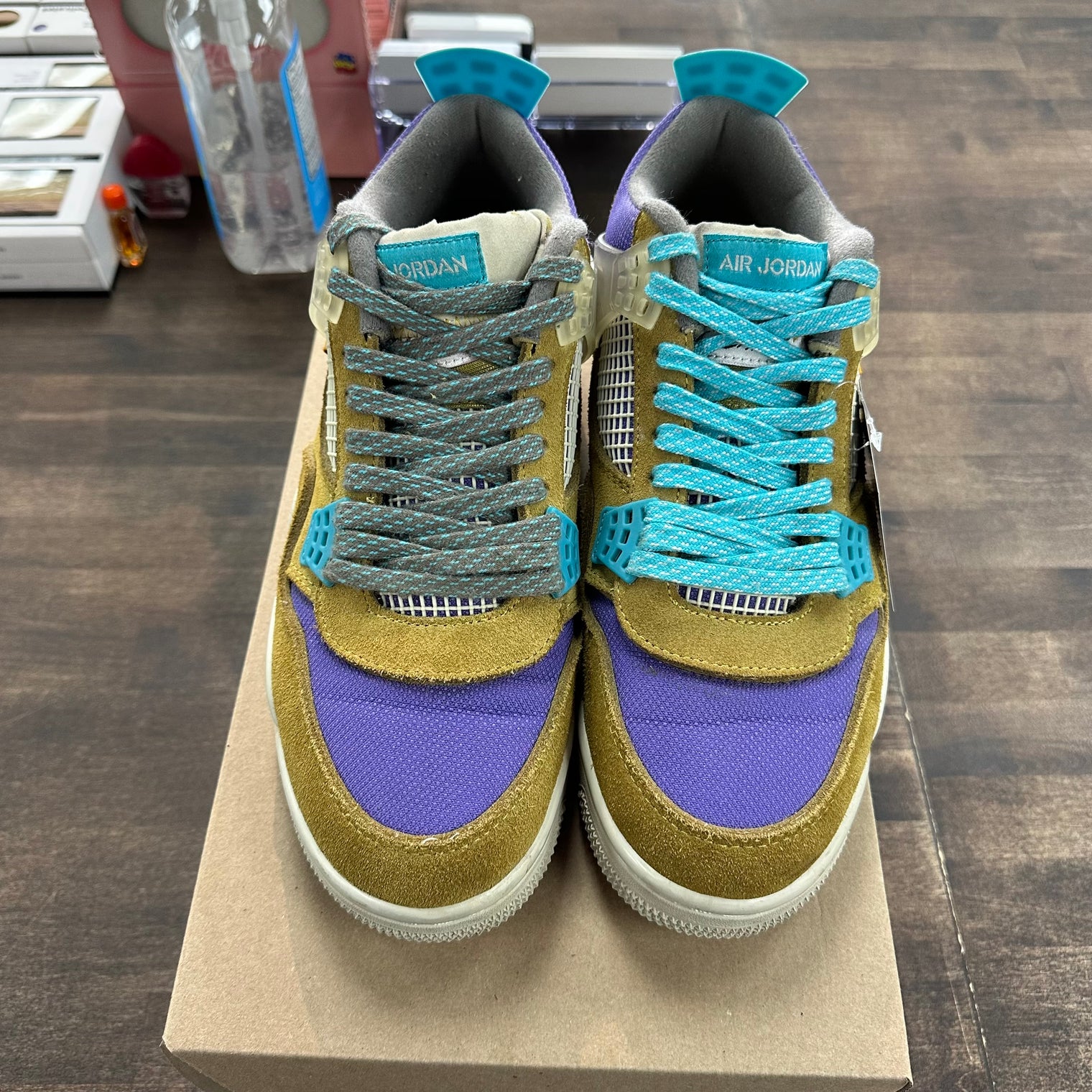 Union LA Moss Jordan 4 (USED, No Box)