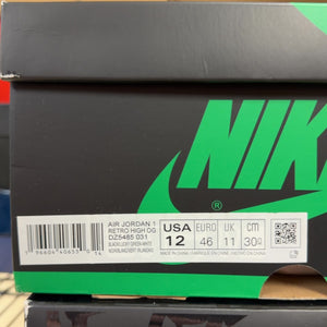 Jordan 1 Retro High OG Lucky Green Size 12 (Pre-Owned) - aux