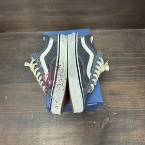 Vans Premium Old Skool 36 Paint Splatter Charcoal Grey Size 9 (Pre-Owned) - Image 4