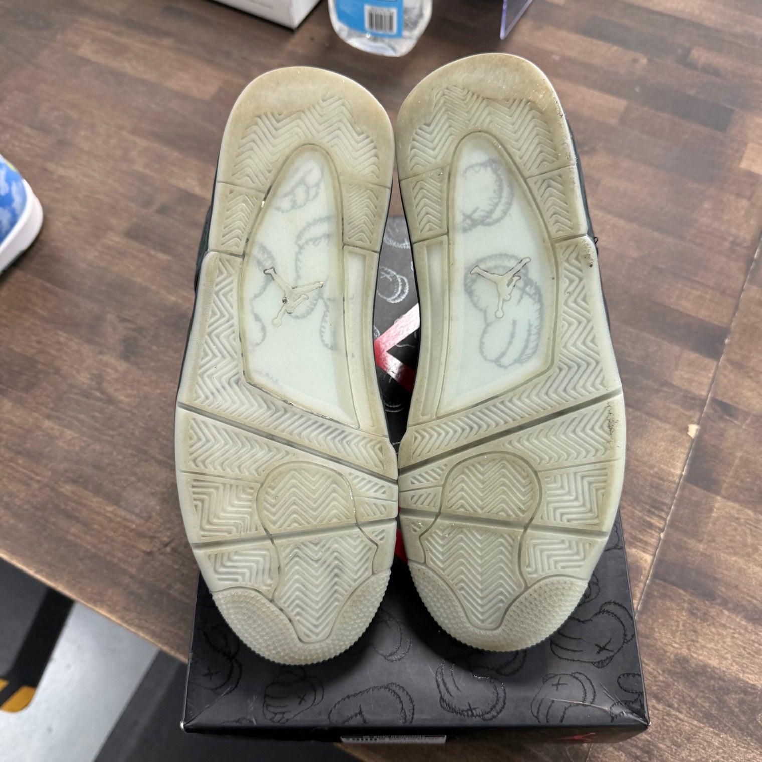 Kaws Black Jordan 4 Retro (USED)