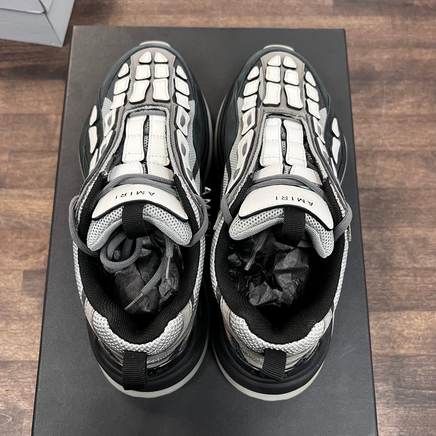 Amiri Bone Runner Grey Black White (USED)