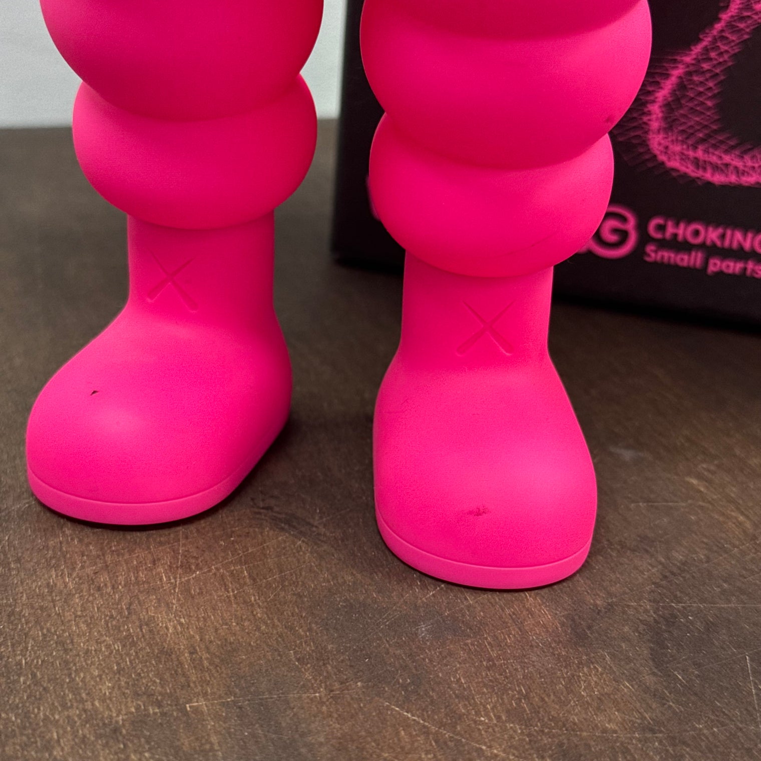 Kaws Chum Open Edition Vinyl Figure Pink (Displayed)