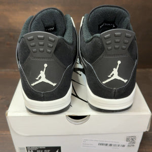 Jordan 4 Retro White Thunder Size 8.5 (Pre-Owned) - aux