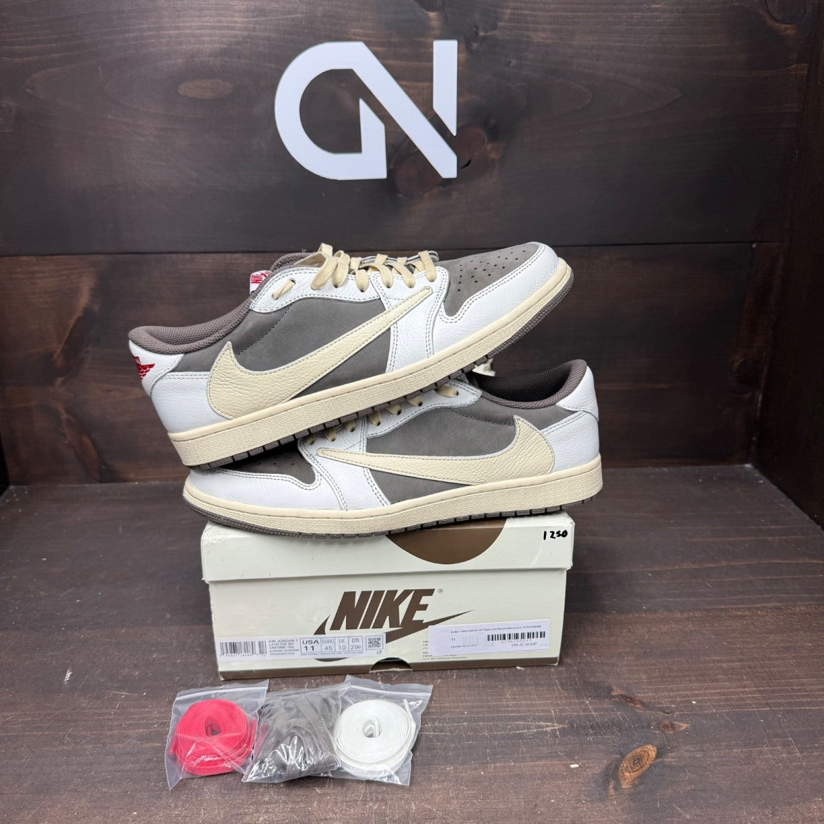 Jordan 1 Retro Low OG SP Travis Scott Reverse Mocha - Image 1