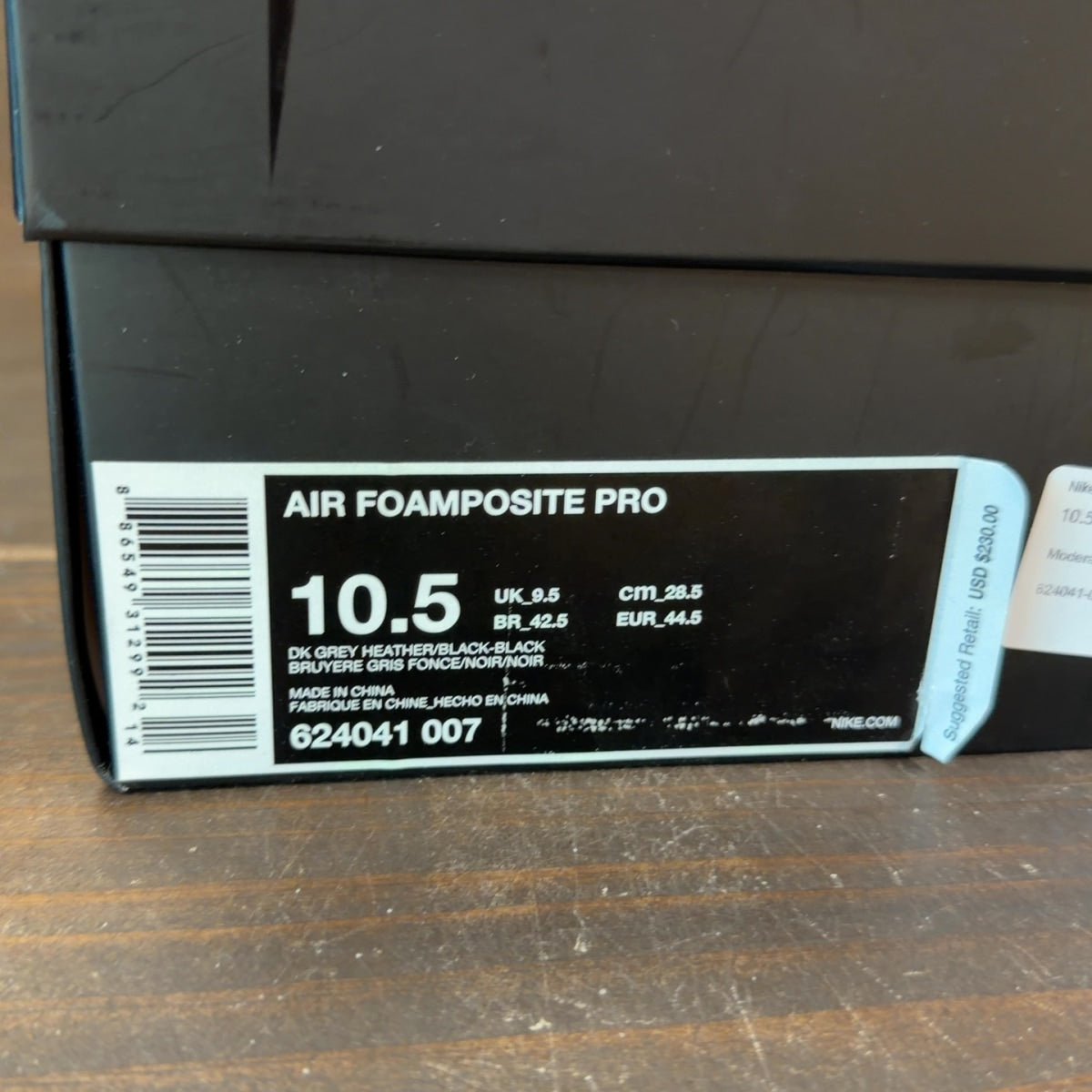Nike Air Foamposite Pro Wool Fleece - Image 7