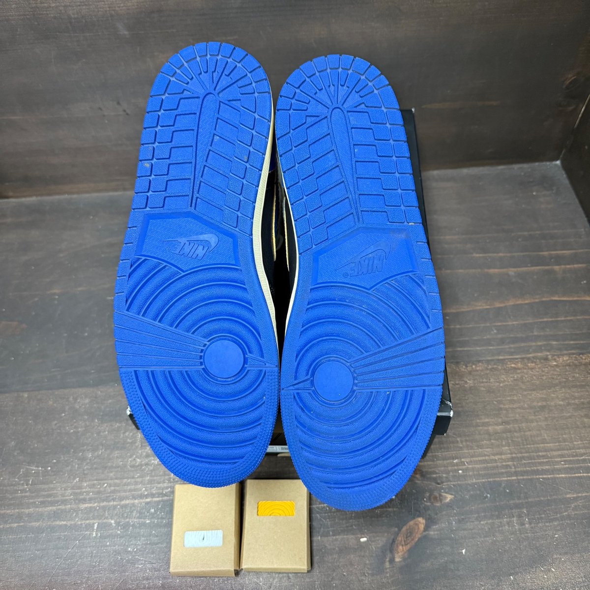 Jordan 1 Retro High OG SP Fragment x Union LA Sport Royal Size 12 (Pre-Owned) - box