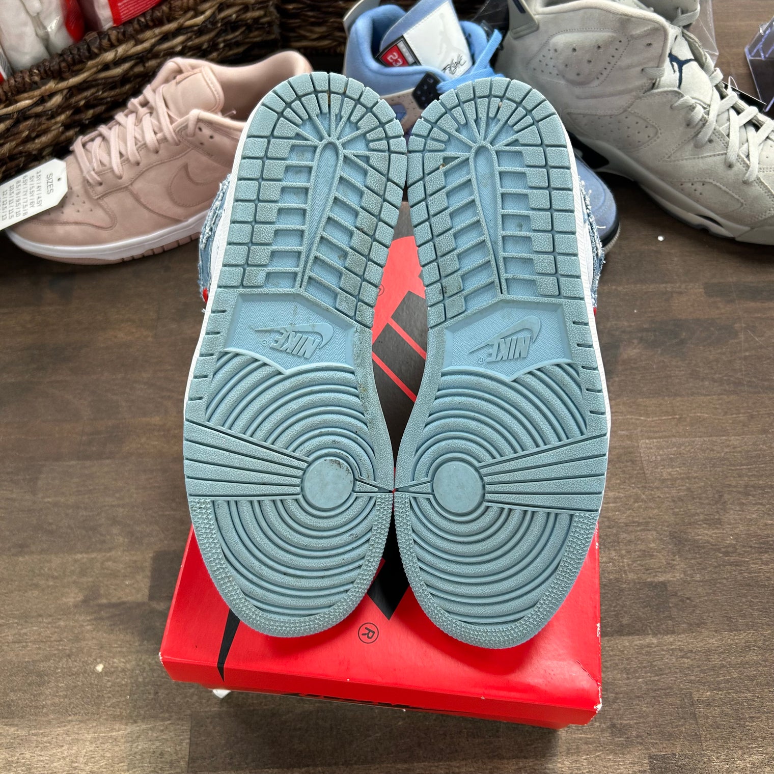 Denim Jordan 1 High OG (Women's) (USED)