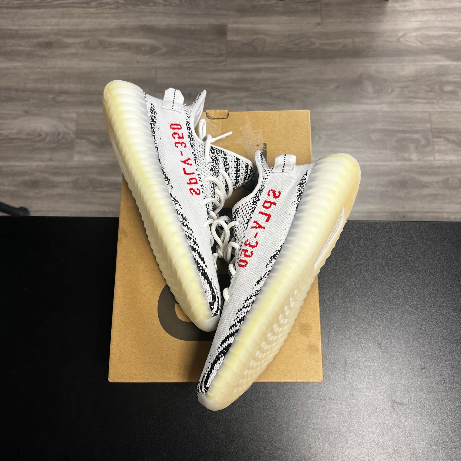 Zebra Yeezy 350 (USED)