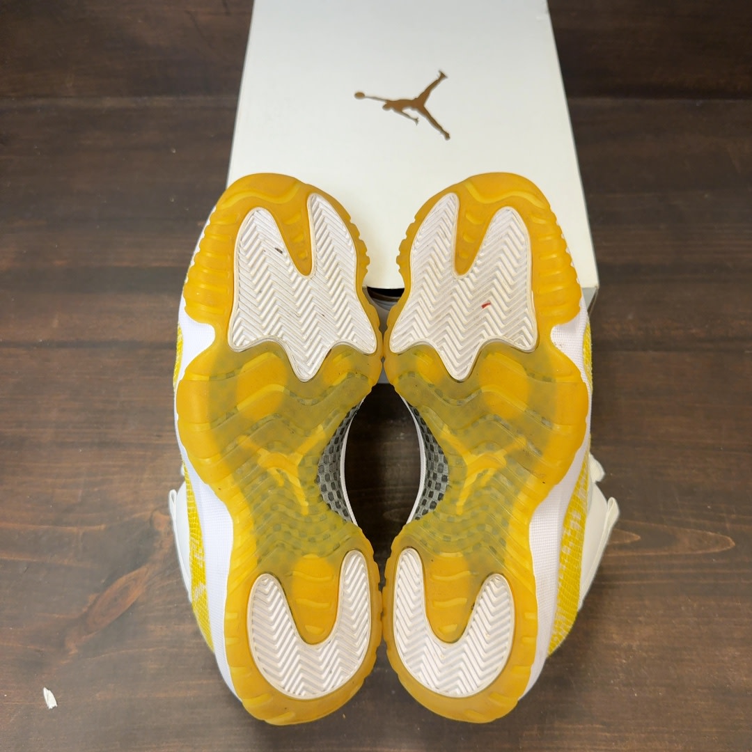 Jordan 11 Retro Low Yellow Snakeskin (Women's) - Image 7