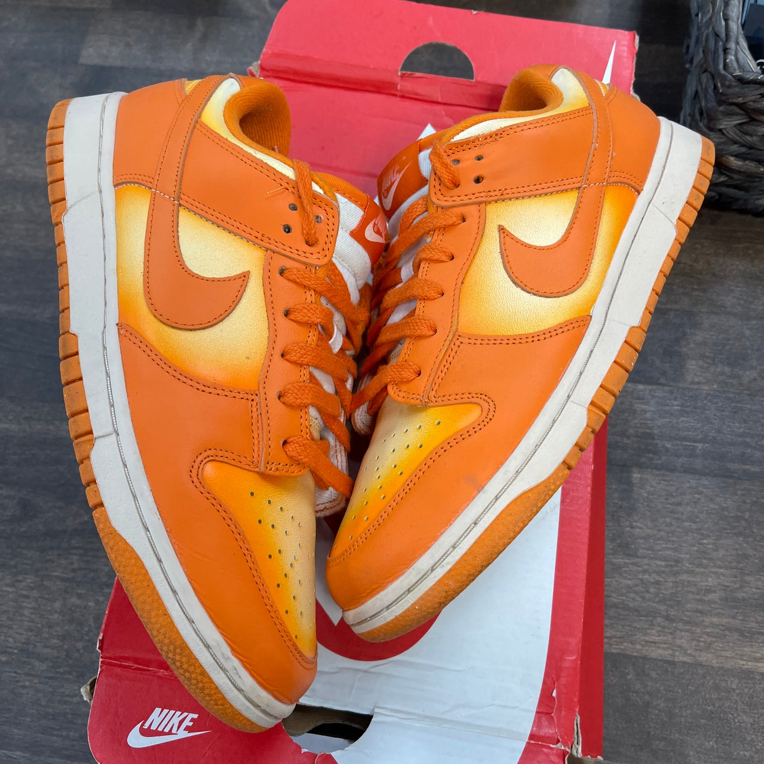 Magma Orange Dunk Low (USED)