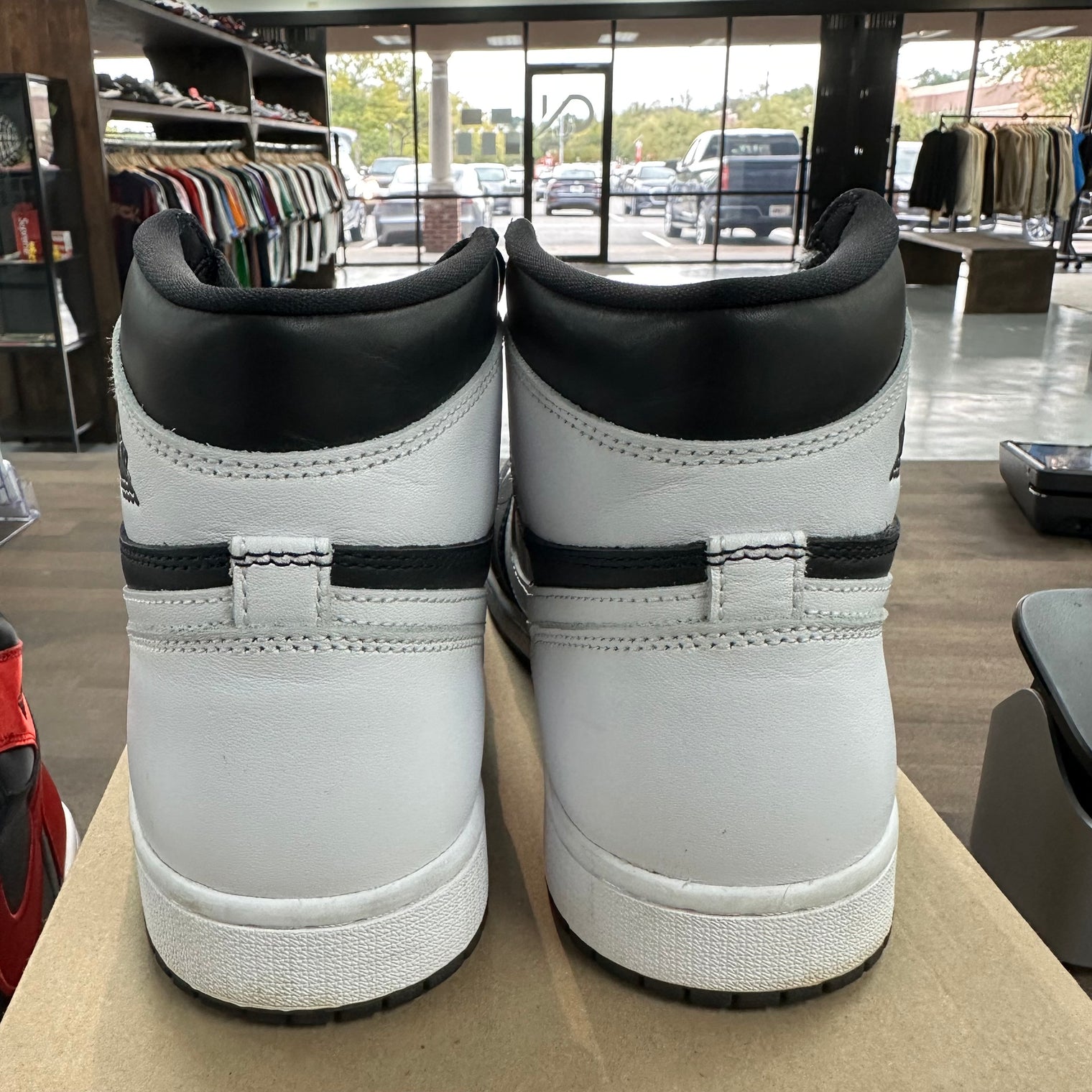 Black White Jordan 1 High OG (USED, No Box)