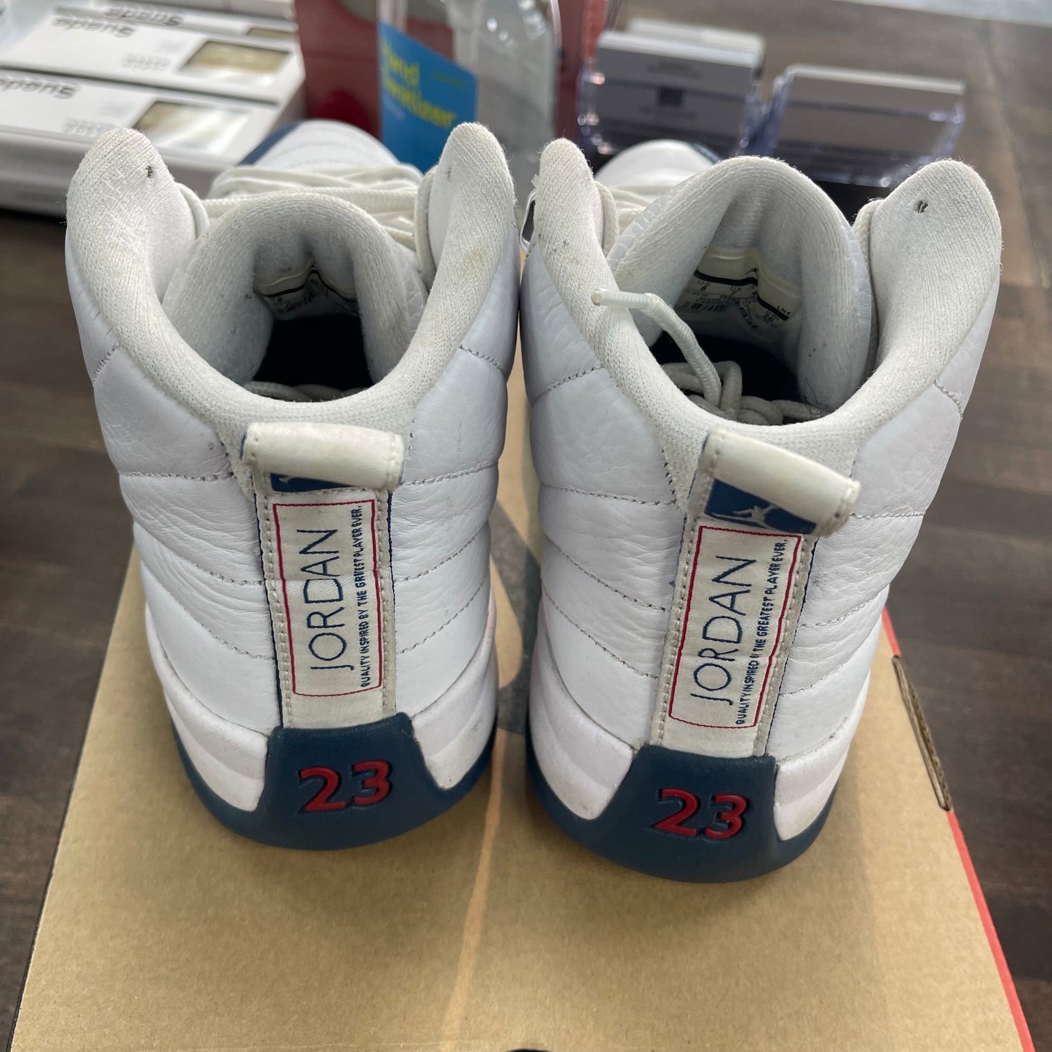 French Blue Jordan 12 (USED, Replacement Box)