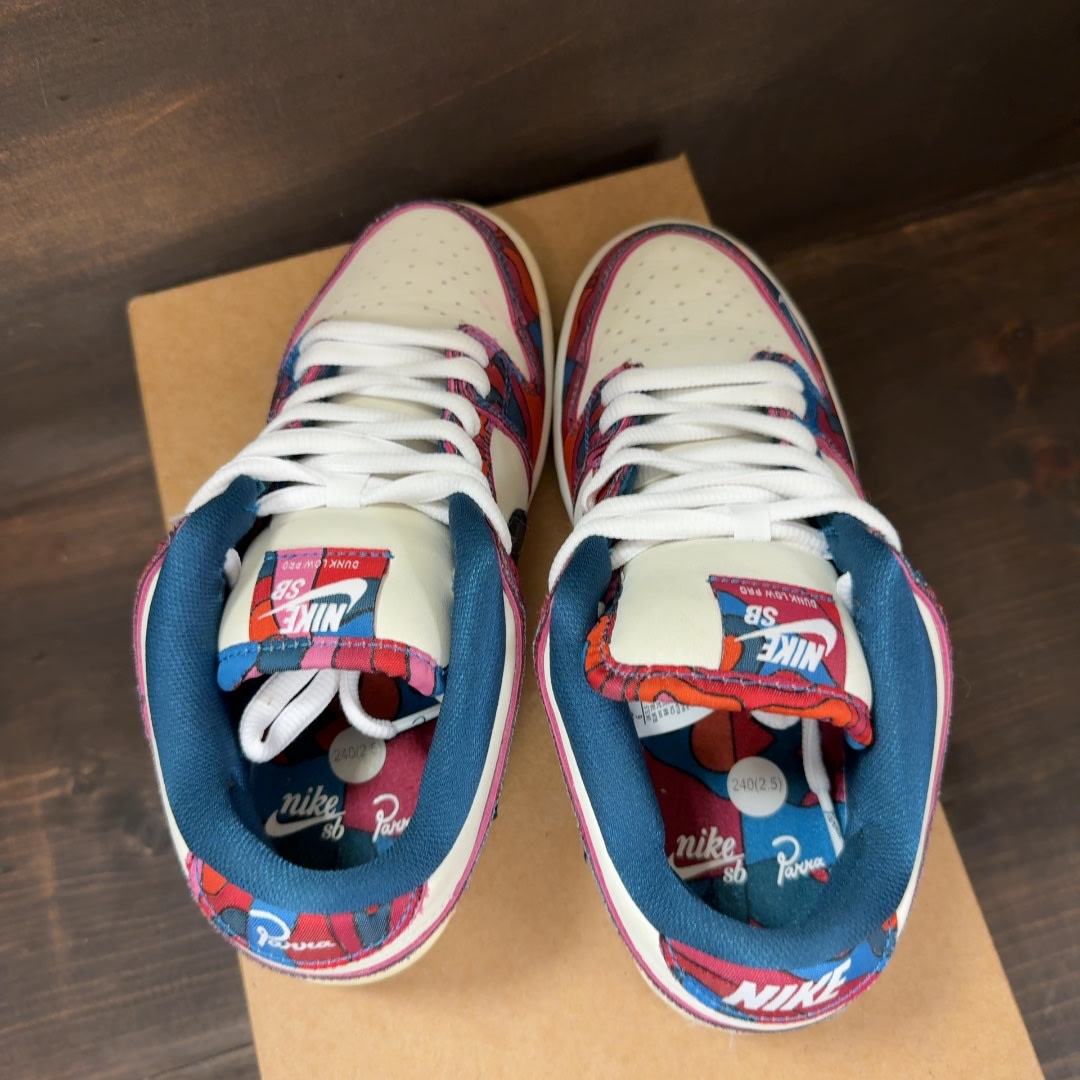 Nike SB Dunk Low Pro Parra Abstract Art (2021) Size 6 (Pre-Owned) - Image 5