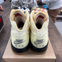 Off-white Jordan 5 Sail (USED,No Box)