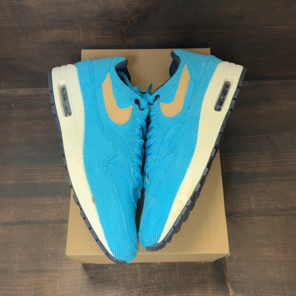 Nike Air Max 1 Corduroy Baltic Blue Size 11.5 (Pre-Owned) - Image 2