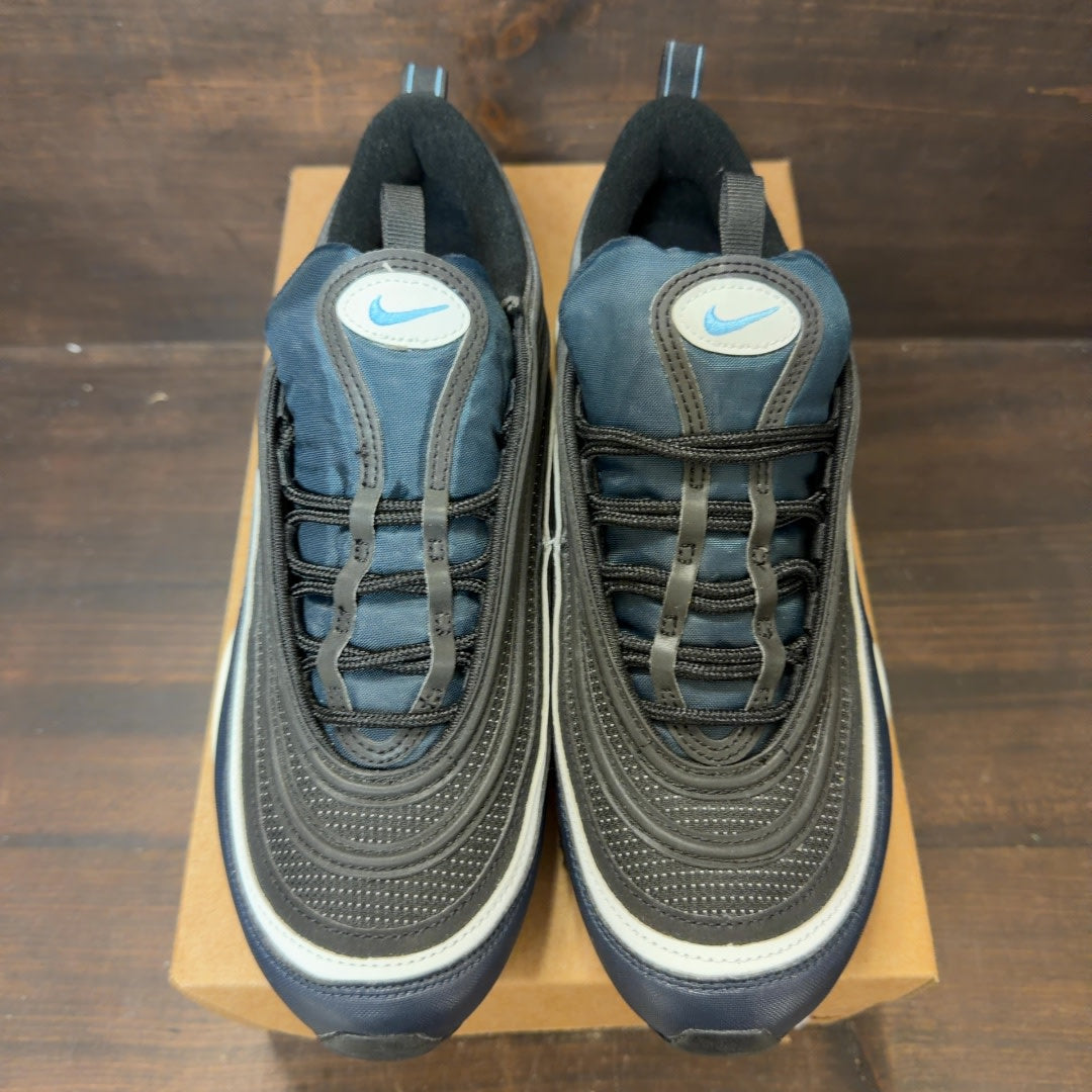 Nike Air Max 97 Black Dark Obsidian University Blue Size 9.5 (Pre-Owned) - Image 3