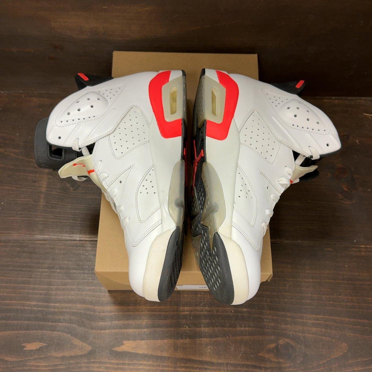 Jordan 6 Retro Infrared White (2014) Size 12.5 (Pre-Owned) - aux