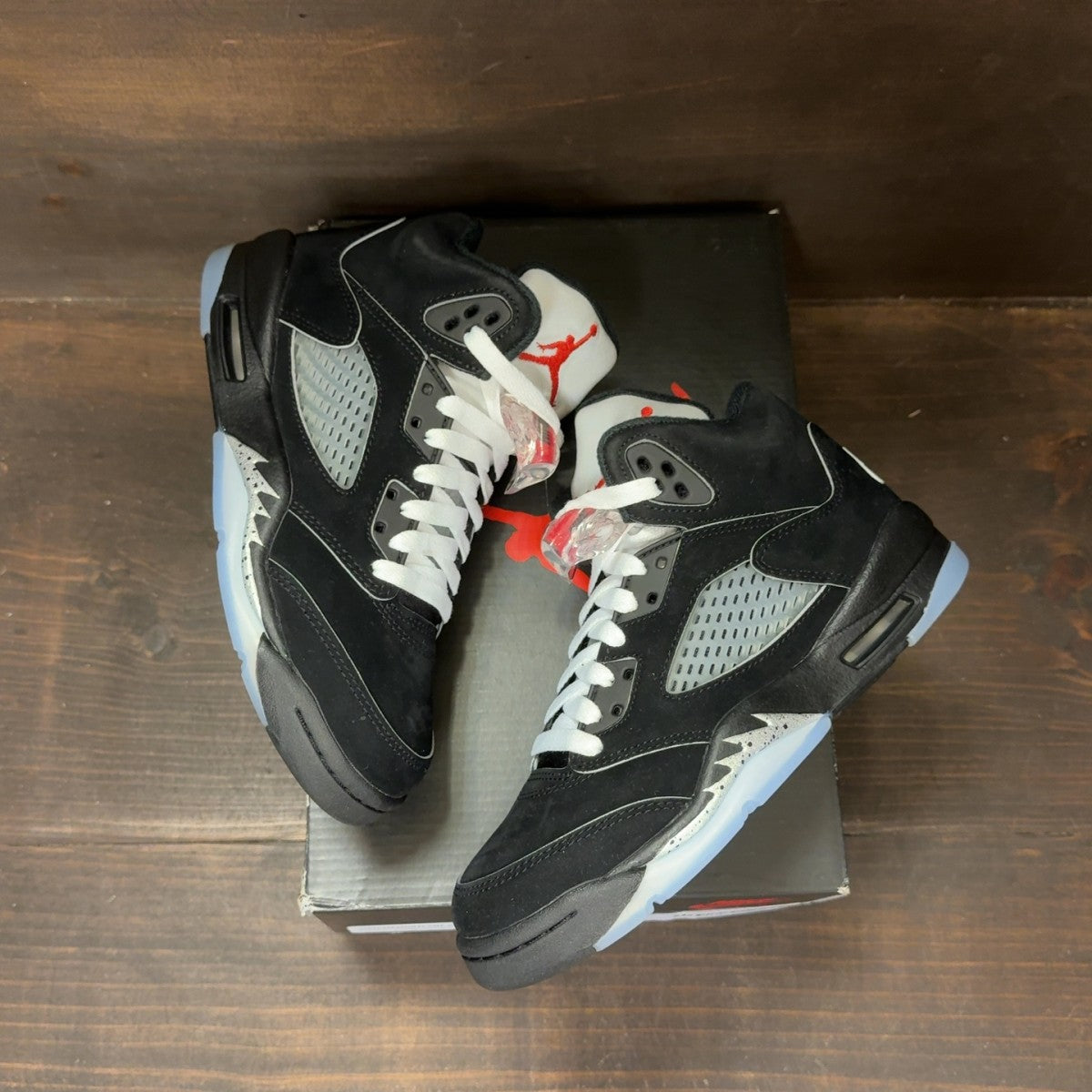 Jordan 5 Retro OG Black Metallic Reimagined (GS) Size 3.5Y (Pre-Owned) - back