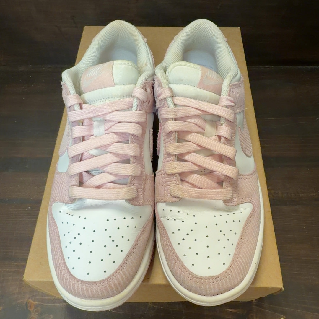 Nike Dunk Low Pink Corduroy (Women's) Size 8W (Pre-Owned) - Image 3
