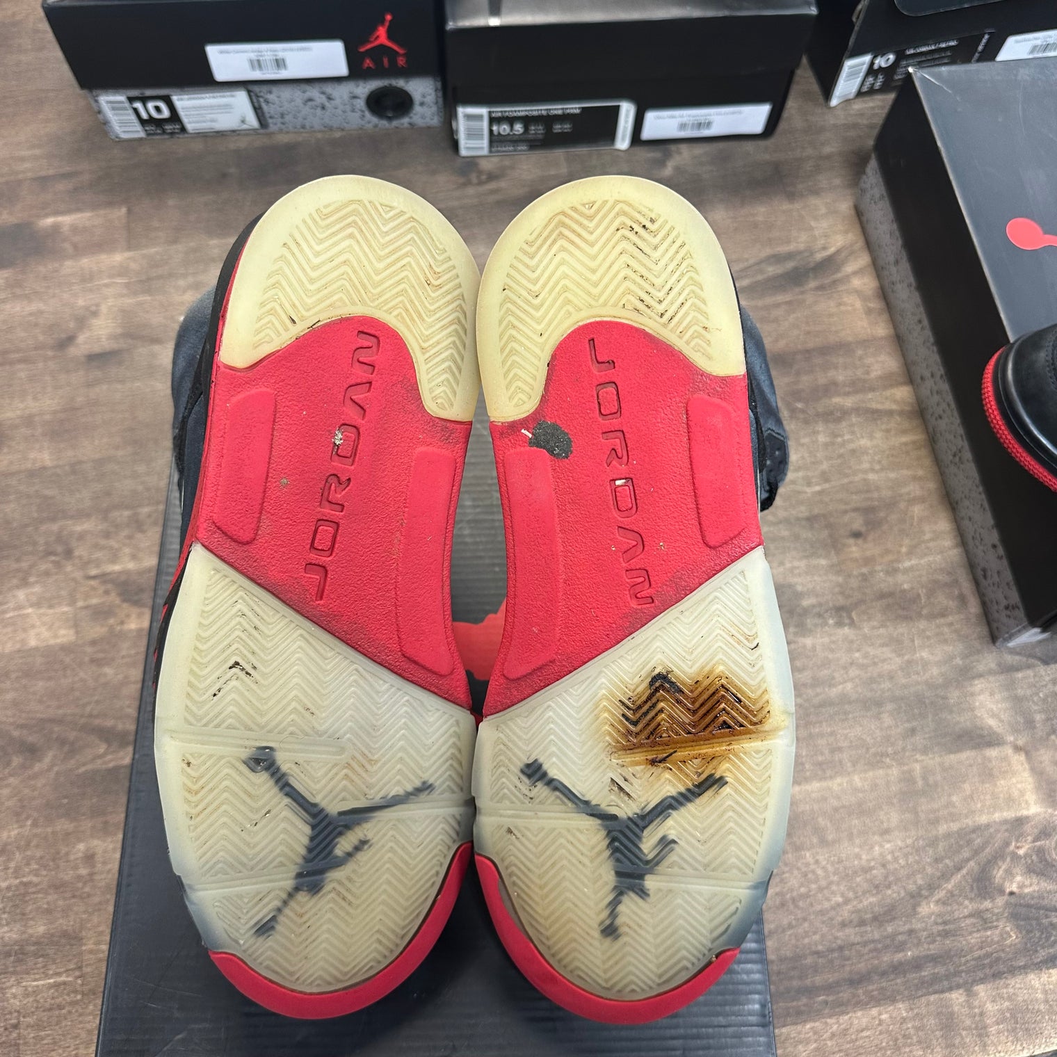 Satin Bred Jordan 5 Retro (USED, Replacement Box)