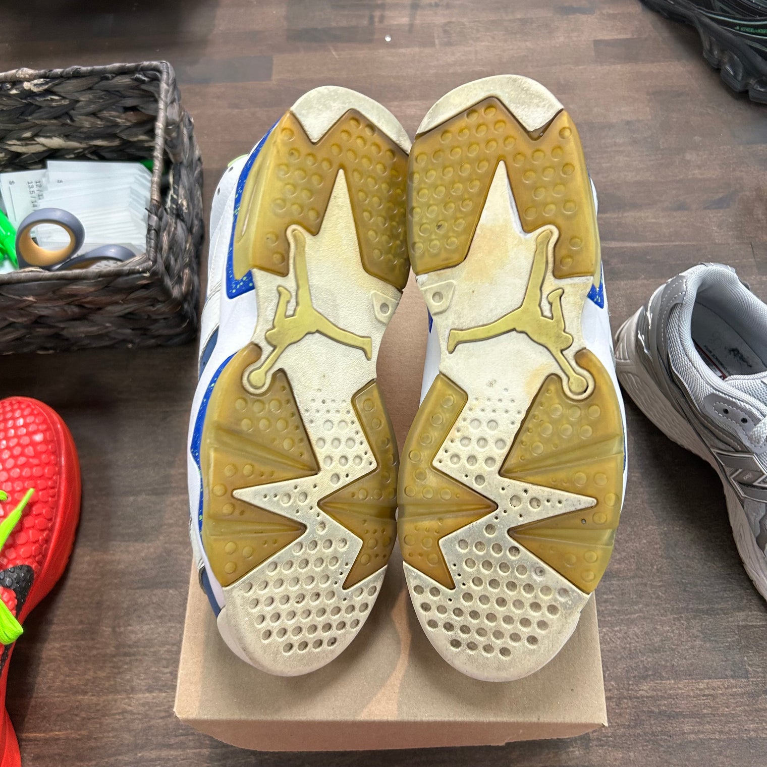 Jordan 6 Retro Low Ghost Green (USED, No Box)