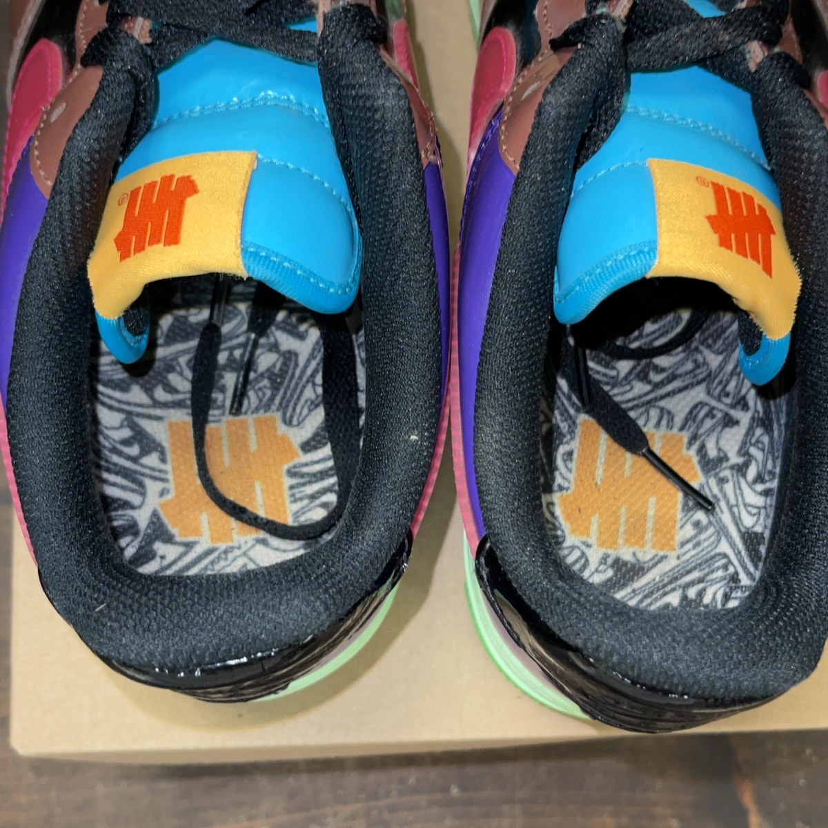 Nike Air Force 1 Low SP Undefeated Multi-Patent Pink Prime Size 9 (Pre-Owned) - Image 6