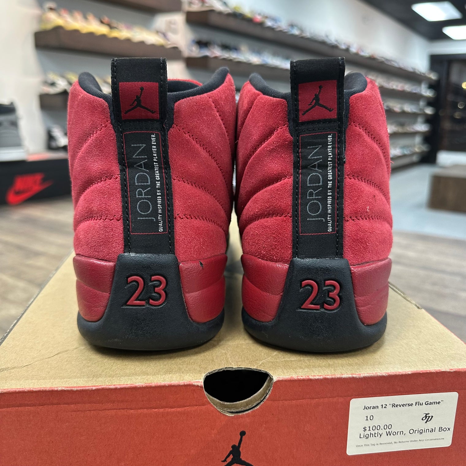 Jordan 12 Retro Reverse Flu Game (US 10) (USED)