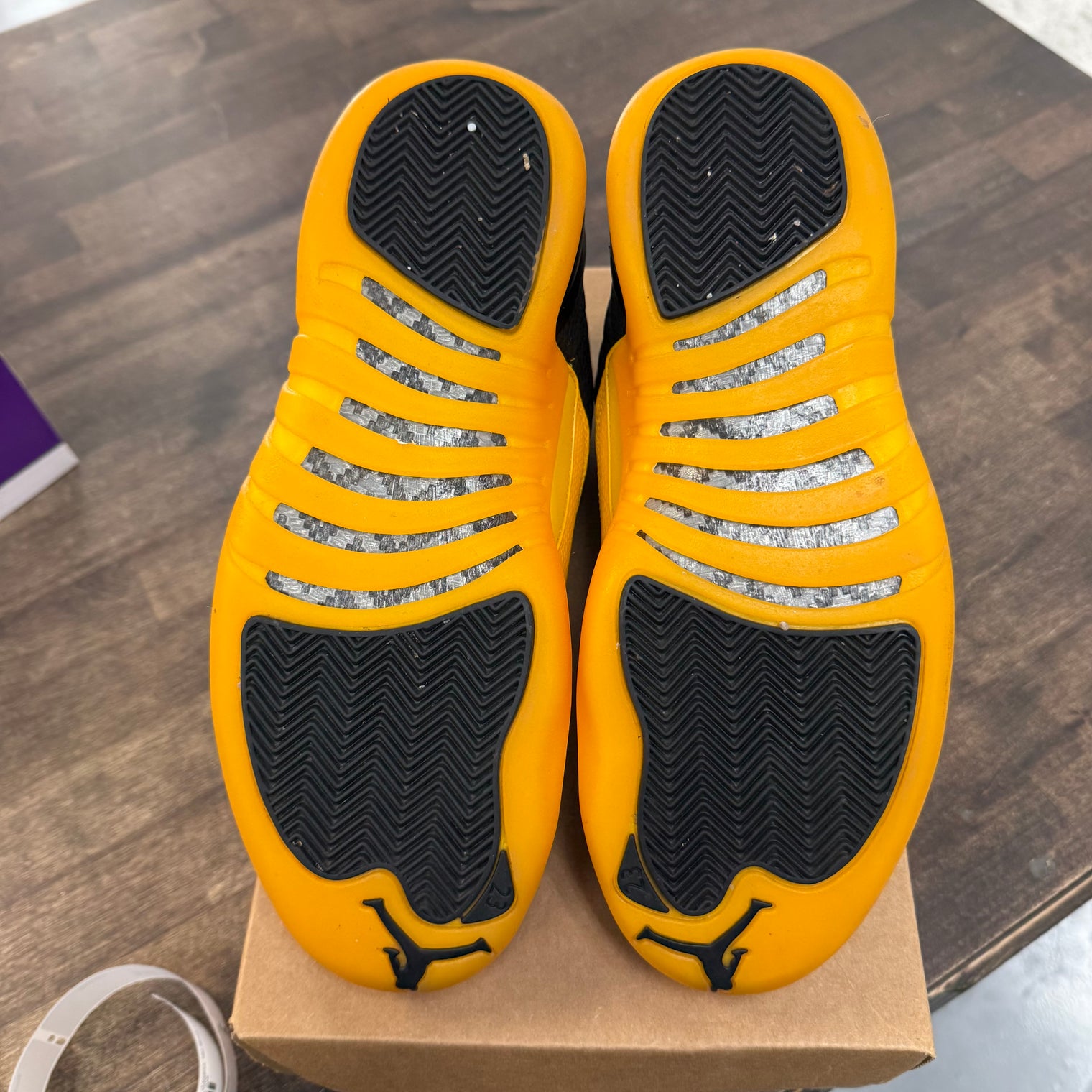 University Gold Jordan 12 (USED, No Box)