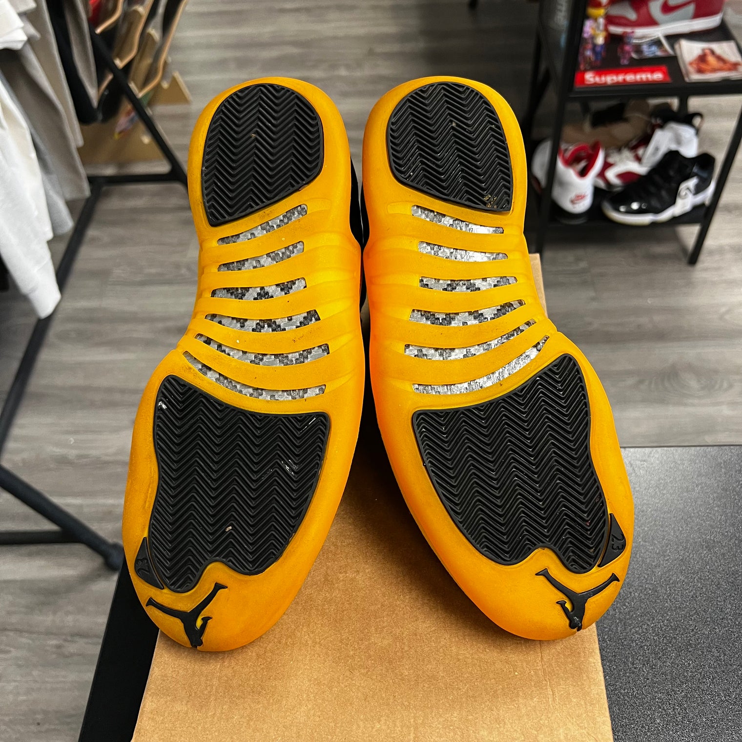 University Gold Jordan 12 (USED, No Box)