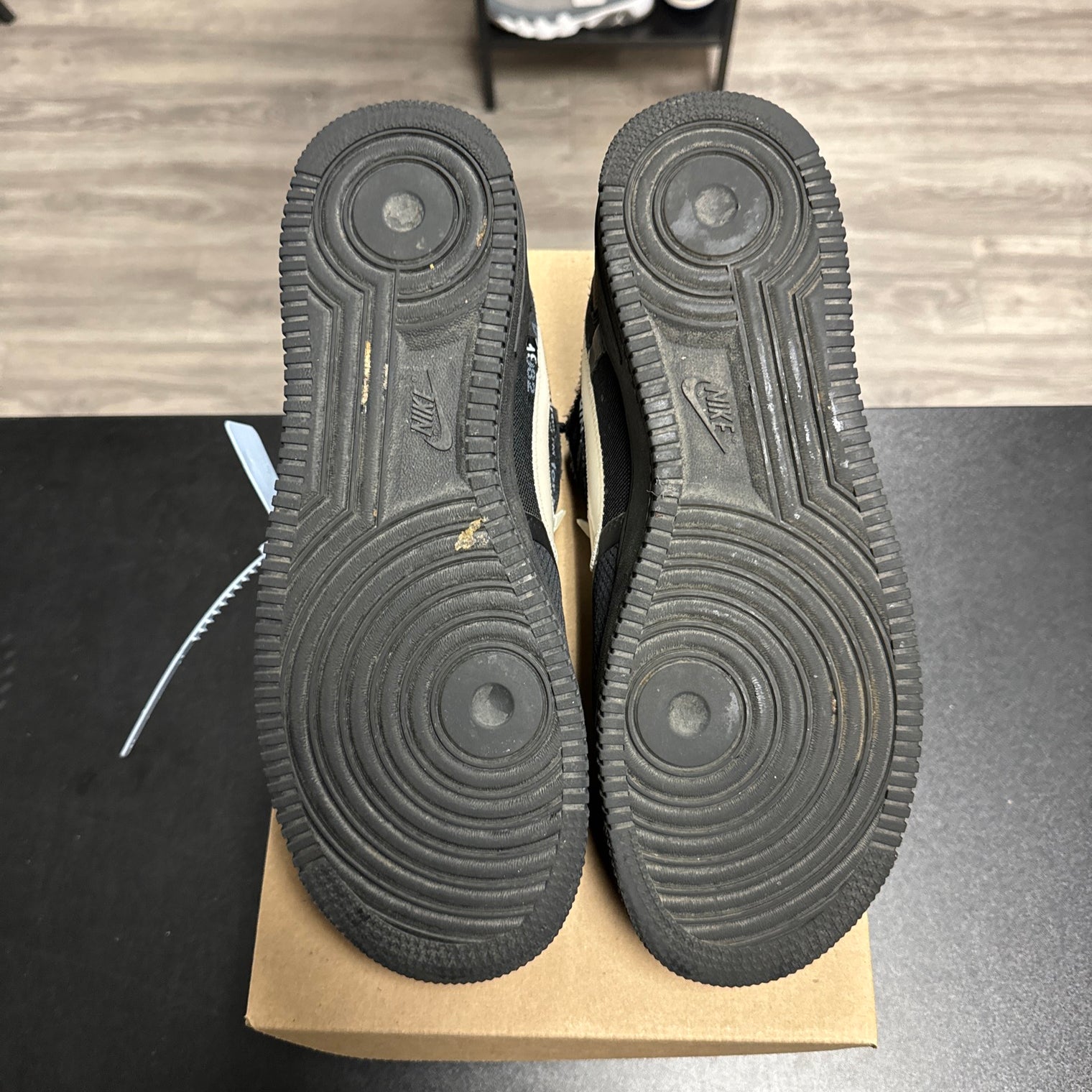 Off-White Black Air Force 1 (USED, No Box)