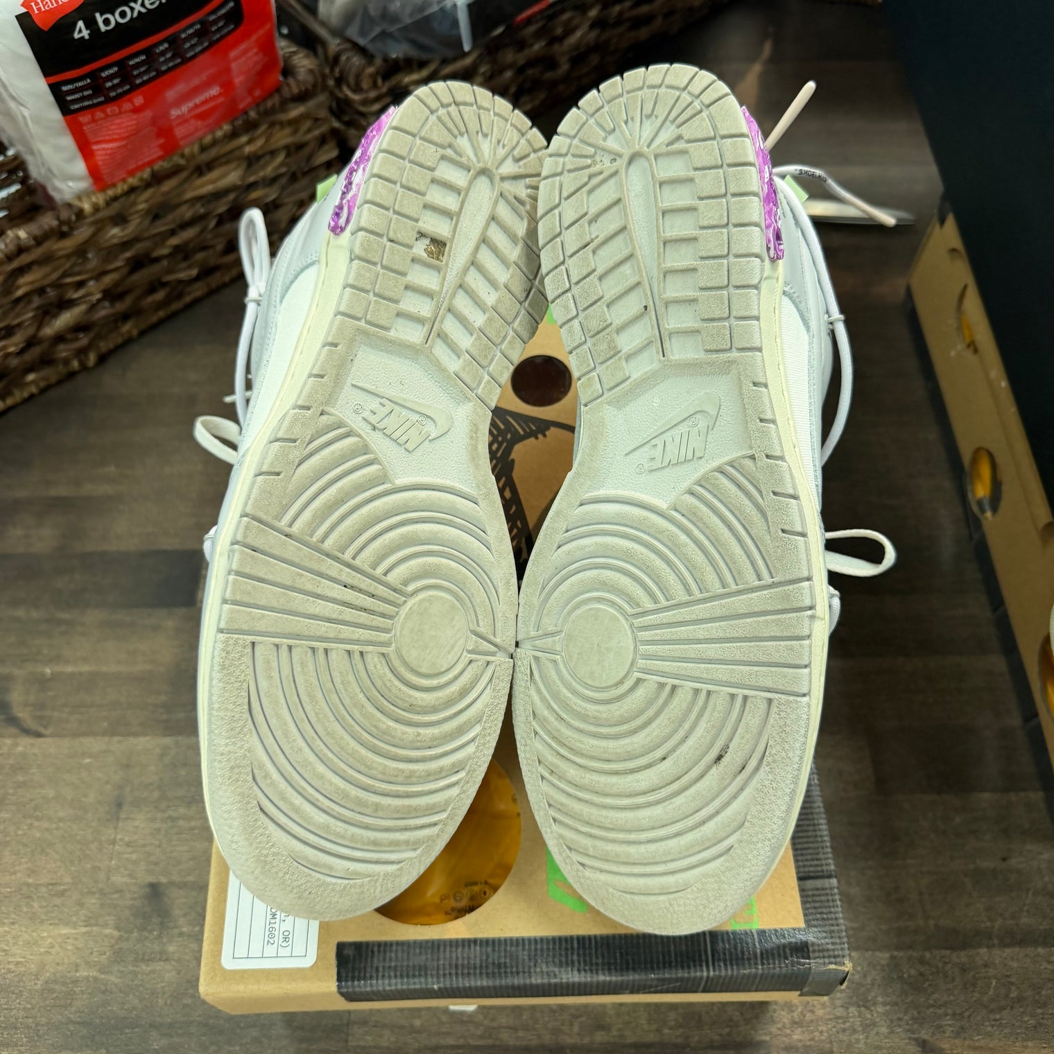 Nike Dunk Low Off-White Lot 3 (US 10.5) (Lightly Worn)