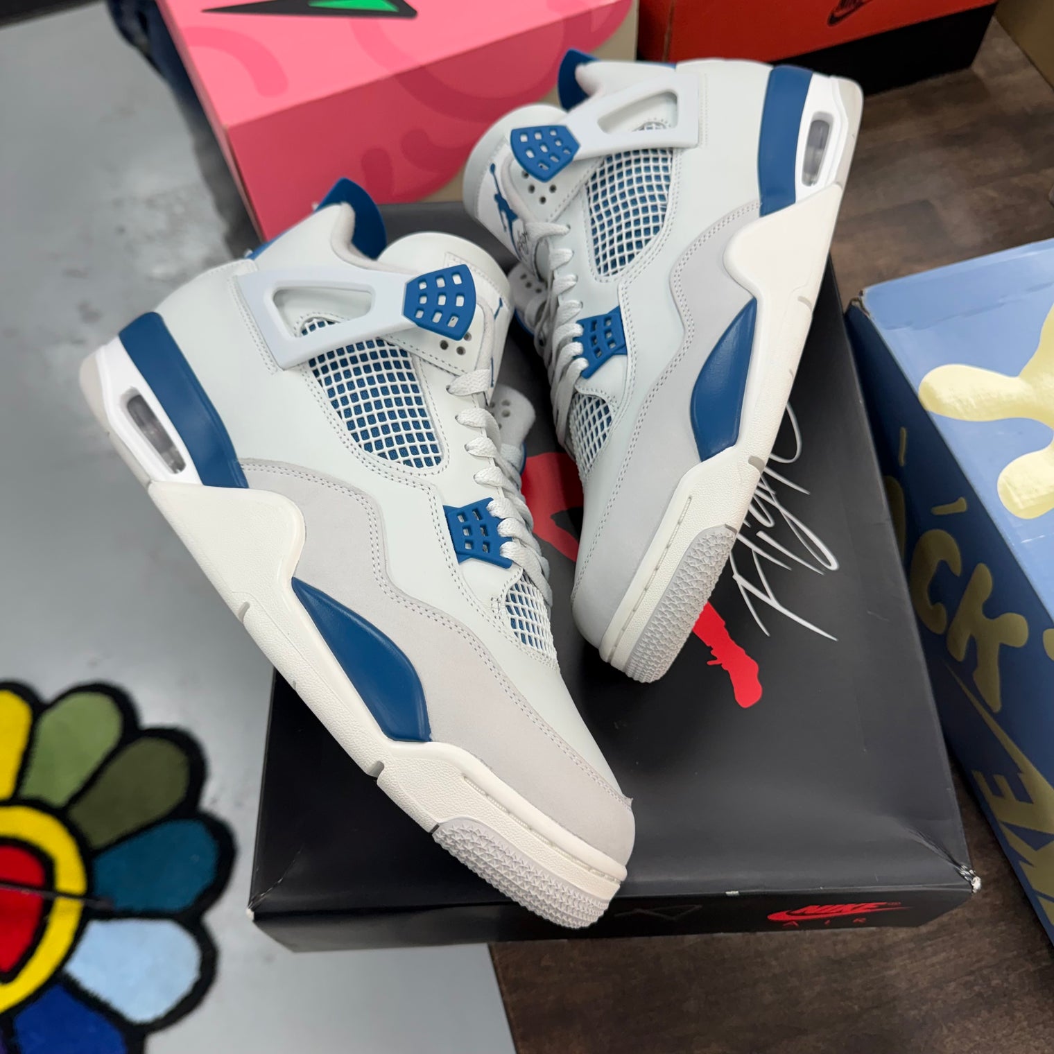 Military Blue Jordan 4 Retro (USED)