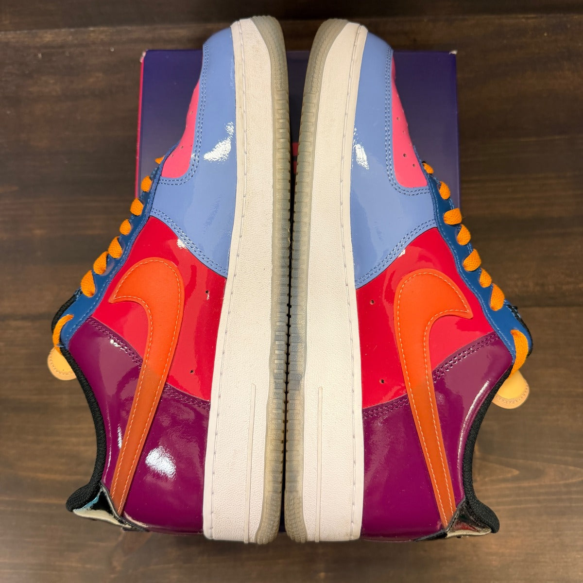 Nike Air Force 1 Low SP Undefeated Multi-Patent Total Orange - Image 6