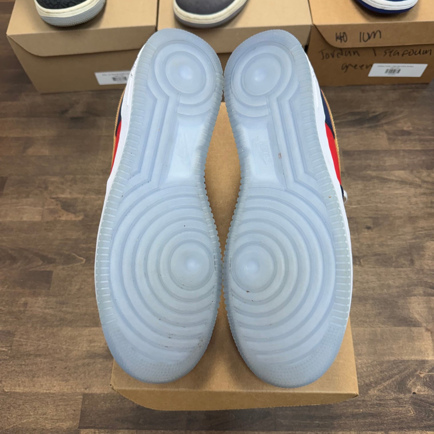 Nike Air Force 1 Low Red Navy (USED, No Box)