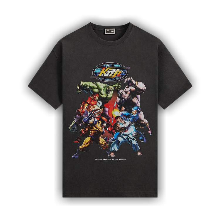 Kith x Marvel vs. Capcom Final Fight Vintage Tee 'Black'
