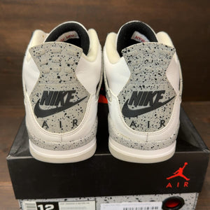 Jordan 4 Retro White Cement (2016) Size 12 (Pre-Owned) - aux